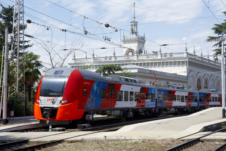 Краснодар и Сочи будет соединять скоростная железнодорожная трасса